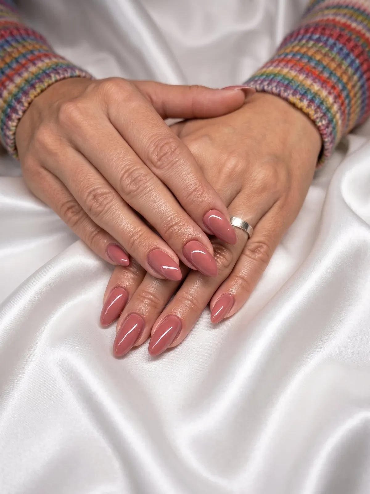 Zennail Studio nail design — nude pink gel nails