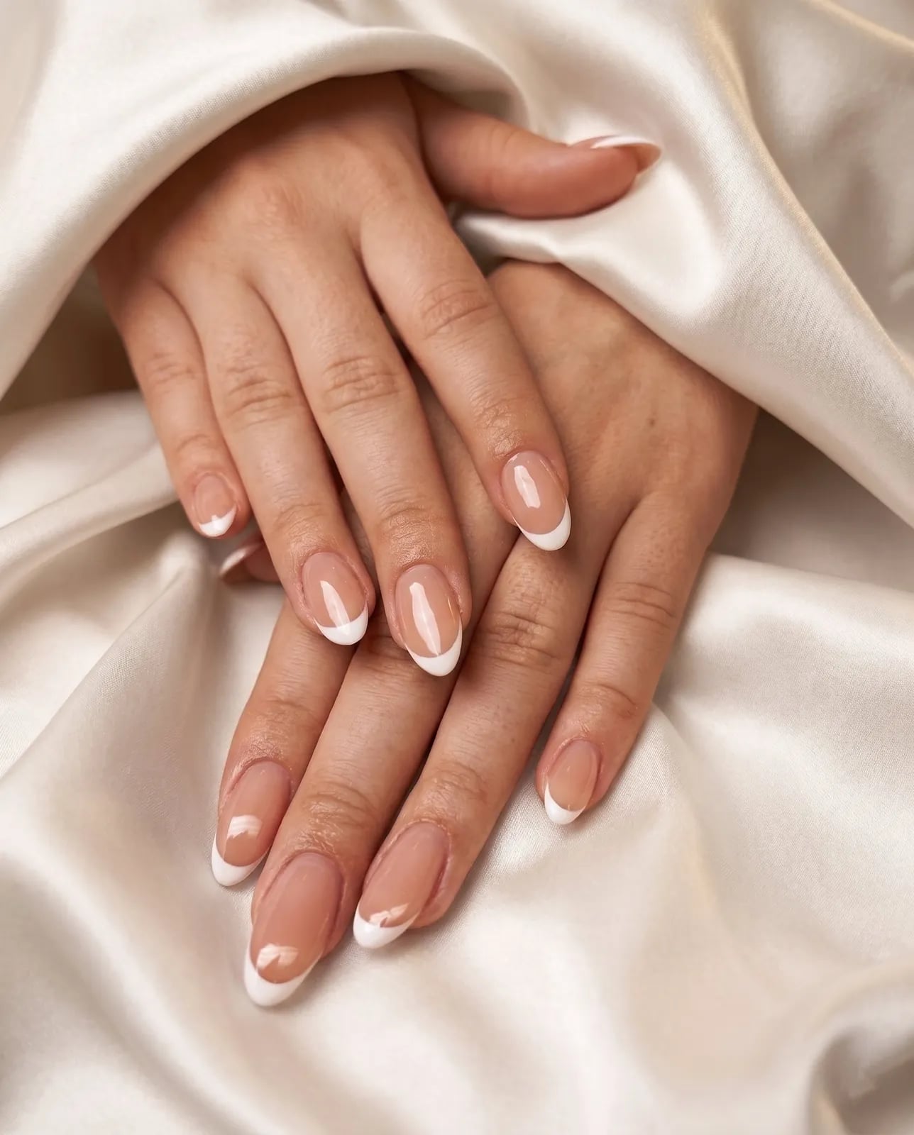 Zennail Studio nail design — clean classic French manicure