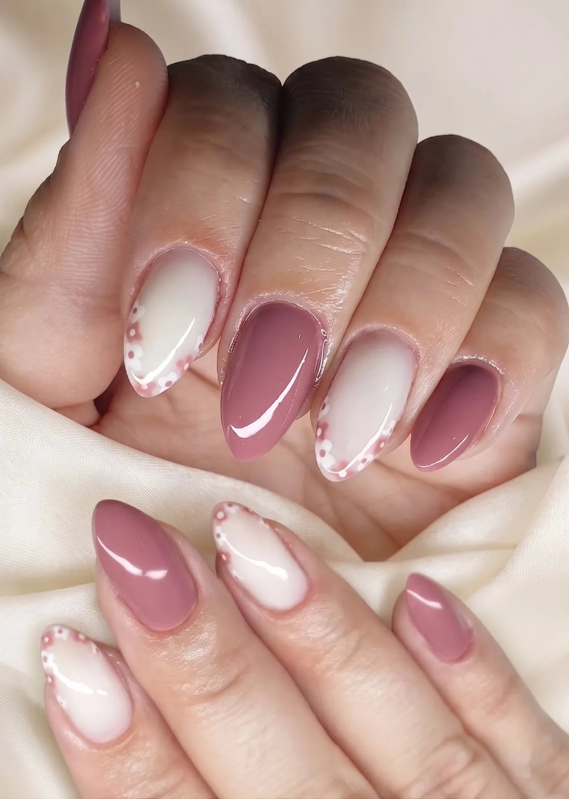 Zennail Studio nail design — gentle spring nails with details